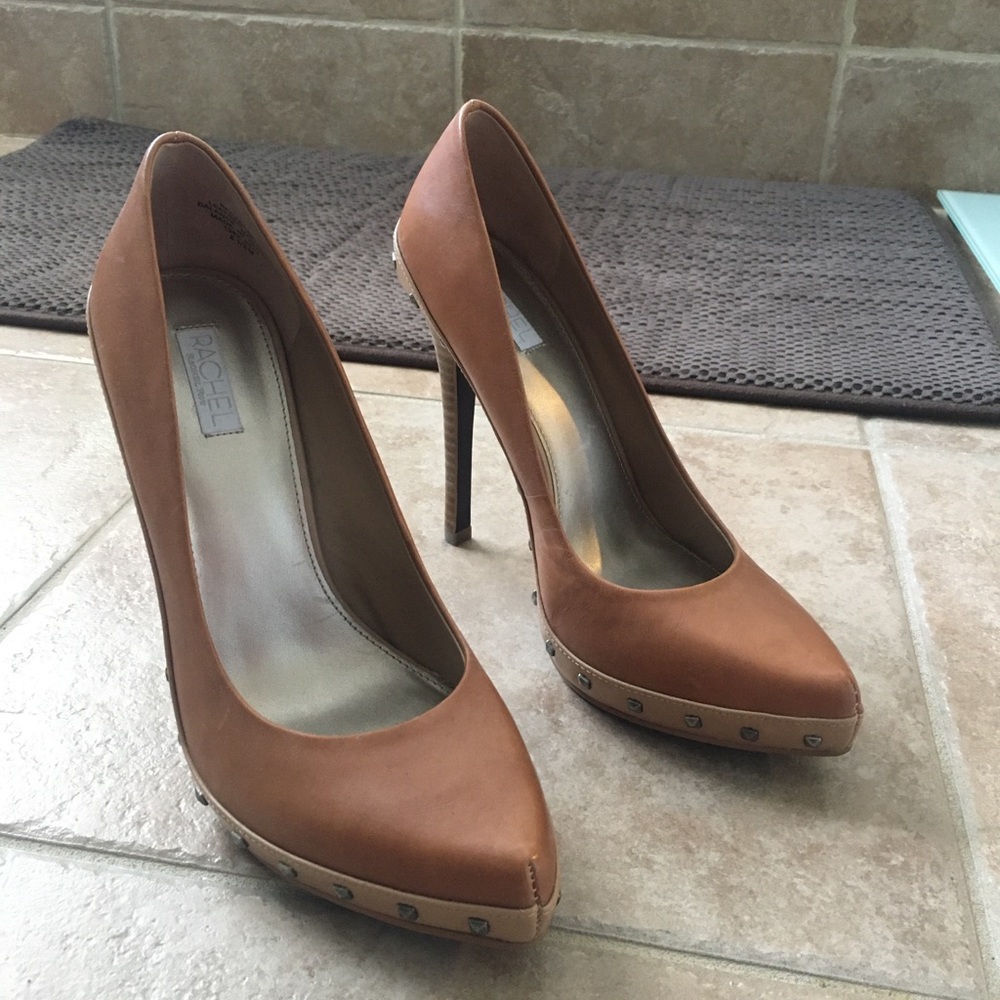 Tan brow Rachel Roy studded heels